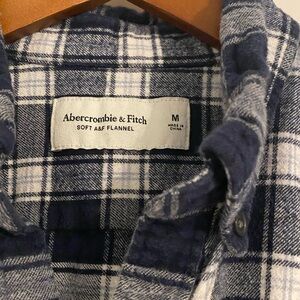 Abercrombie & Fitch soft A&F flannel, size medium, like new condition.